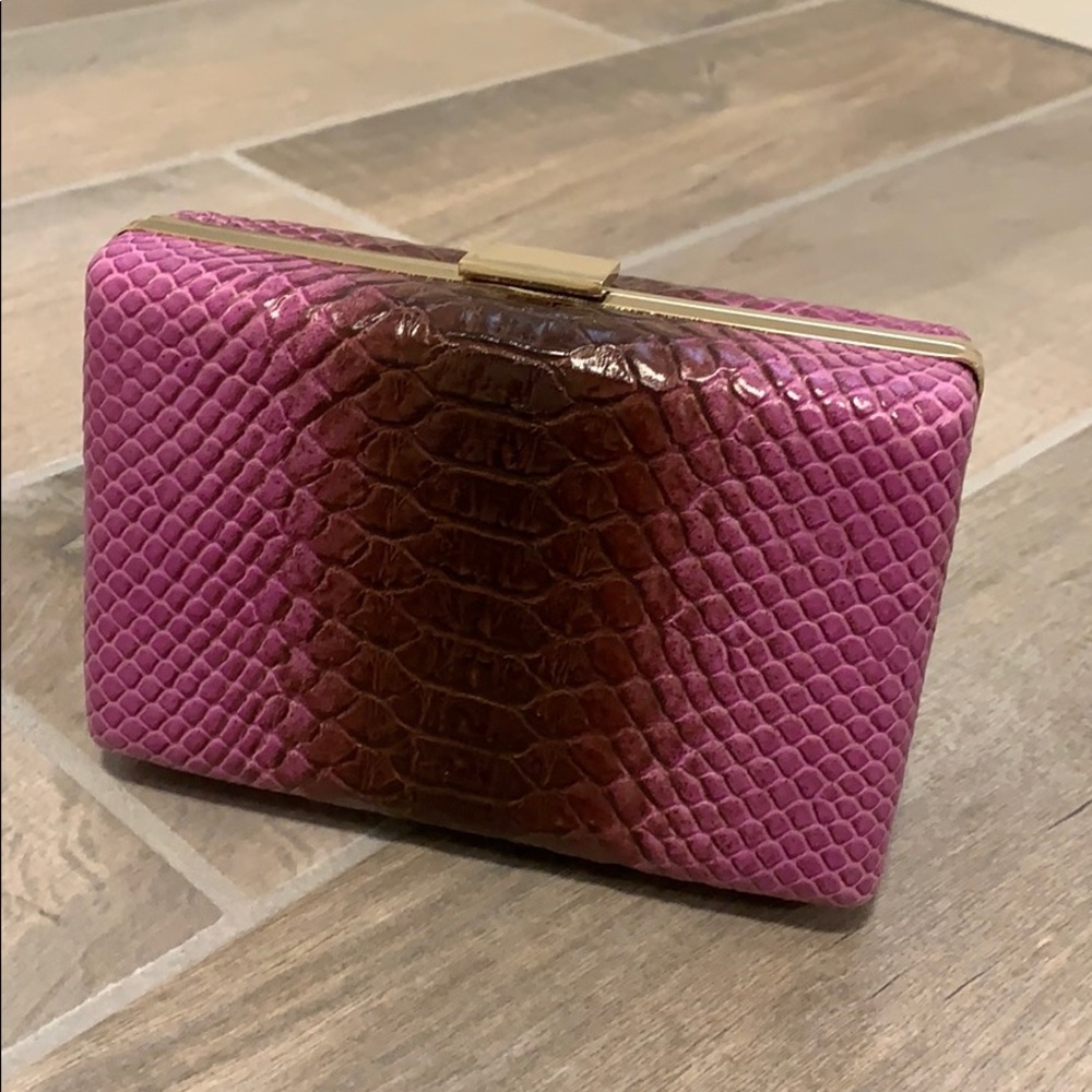 Banana Republic Cow Leather Clutch